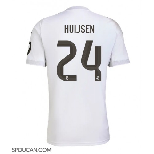 Muški Nogometni Dres Real Madrid Dean Huijsen #24 Domaci 2025-26 Kratak Rukav